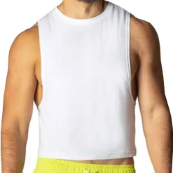 Débardeur Crop Pride Blanc