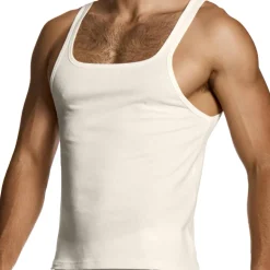 Débardeur en Lin Blanc Cassé