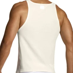 Débardeur en Lin Blanc Cassé