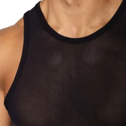 Débardeur en Mesh Noir