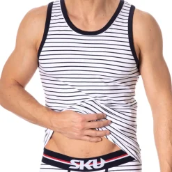 Débardeur First Marinière