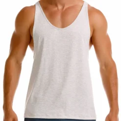 Débardeur Fitness Gris Chiné