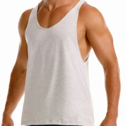 Débardeur Fitness Gris Chiné