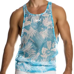 Débardeur Floreale Bleu Ciel