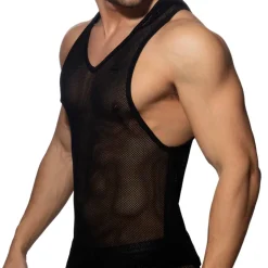 Débardeur Hoody Mesh Noir