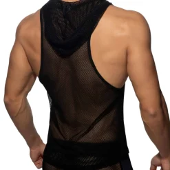 Débardeur Hoody Mesh Noir