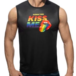 Débardeur Kiss Me Noir