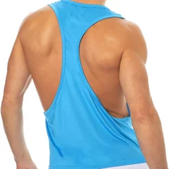 Débardeur Microfibre Bleu