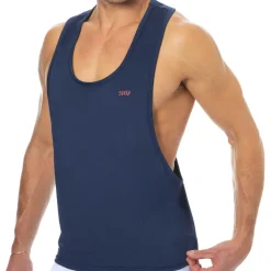 Débardeur Microfibre Bleu Marine