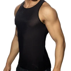 Débardeur Rayé Noir