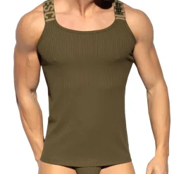 Débardeur Recycled Rib Kaki