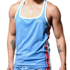 Débardeur Roller Disco Bleu Clair