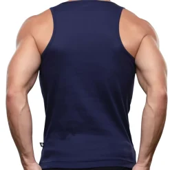 Débardeur Shorty Chic Beater Bleu Marine