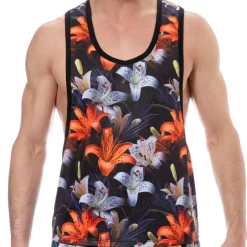 Débardeur Tropical Summer Noir