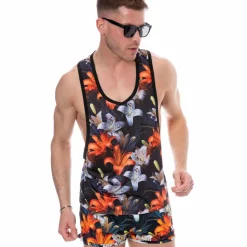 Débardeur Tropical Summer Noir