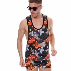 Débardeur Tropical Summer Noir