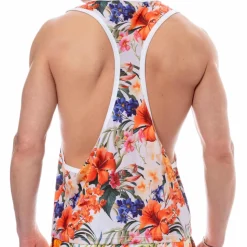 Débardeur Tropical Summer Blanc