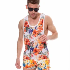 Débardeur Tropical Summer Blanc