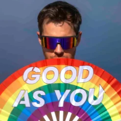 Eventail Good As You Arc-en-Ciel