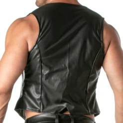 Gilet à Chaîne Kinky Noir