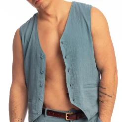 Gilet Palm Spring Bleu Alizé