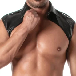 Harnais à Col Chemise Kinky Noir