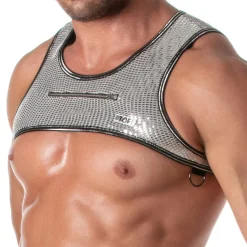 Harnais à Poche Zippée Glitter Argent