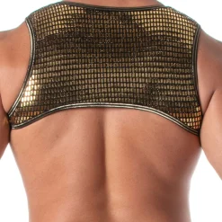 Harnais à Poche Zippée Glitter Or