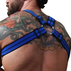 Harnais Body Hybred Noir - Bleu