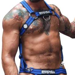 Harnais Body Hybred Noir - Bleu