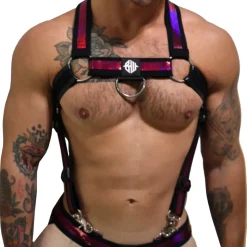 Harnais Body Illuminator Rose Fluo