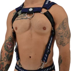 Harnais Body Mister Luxe Bleu Marine