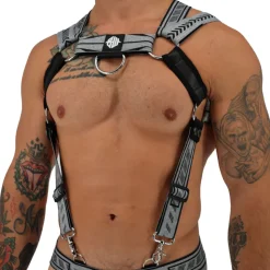 Harnais Body Mister Luxe Gris Chiné