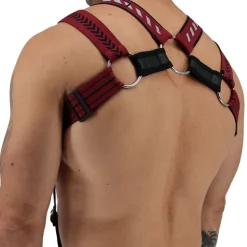 Harnais Body Mister Luxe Bordeaux