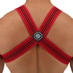 Harnais Bulldog Cumdump Rouge