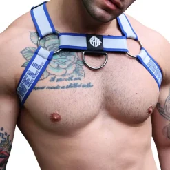 Harnais Bulldog Groove Bleu