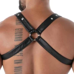 Harnais Bulldog Kinky Noir