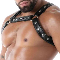 Harnais Bulldog Kinky Noir