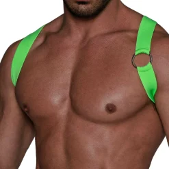 Harnais Elastique Party Boy Vert Fluo