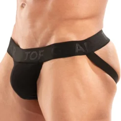 Jock Strap Access Coton Noir