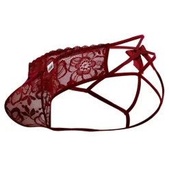 Jock Strap Bow Bordeaux