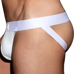 Jock Strap Chaps Blanc