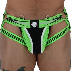 Jock Strap Circuit Breaker Vert Fluo - Noir