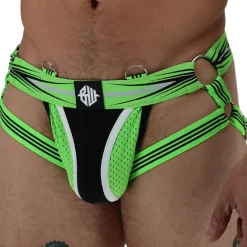Jock Strap Circuit Breaker Vert Fluo - Noir
