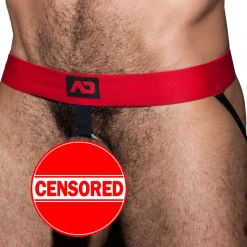 Jock Strap Cockring Rouge