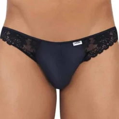 Jock Strap Dentelle Noir