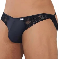 Jock Strap Dentelle Noir