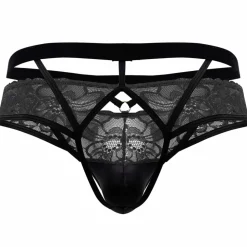 Jock Strap Dentelle Noir