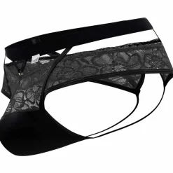 Jock Strap Dentelle Noir