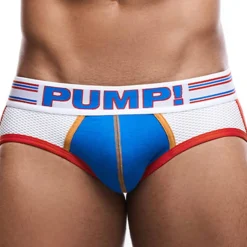 Jock Strap E-Racer Velocity Bleu Electrique - Blanc